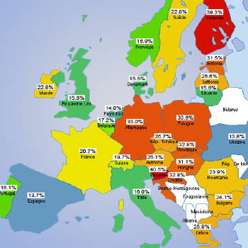 Presencia de Firefox en Europa - Dic. '06