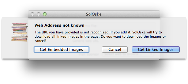 Specify if you want the linked or embedded images in the page…